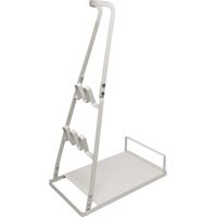 vhbw Support d'aspirateur compatible avec Genius Invictus X7, Invictus X8, Invictus X3, Invictus X5 aspirateur à batterie, aspirateur à main, blanc