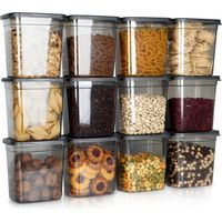 Contenants pour produits en vrac avec couvercle 1,85 l 12 pièces.