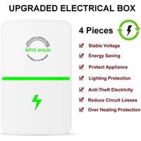 boite D'economie D'electricite, Dispositif D'economie De Facteur De Puissance, Economiseur D'electricite Domestique, Adaptateur Pour Le Bureau Et