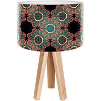 Lampe de chevet yoga foto-236 - Bois clair