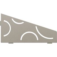 Schlüter SES3D6TSSG-E-S3 Ablage Curve 62x295x154mm Steingrau
