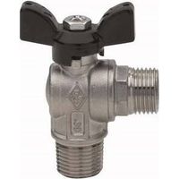 Vanne à boisseau sphérique carrée fil. m att. m pour tuyau flexible uni 9891