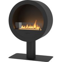 Cheminée Bioéthanol Incyclle Stand - Cheminée Bioéthanol Ronde Au Sol D.70Cm