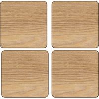 Creative Tops Oak Veneer Pack Of 4 Coasters