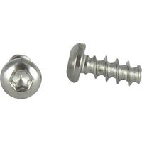 Vis pvc tête cylindrique bombée large 4X14 TORX T20 Inox A2-1000 pièces