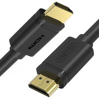 UNITEK Basic Y-C138M - HDMI-Kabel (2 m, HDMI-Lizenz, Full HD, 2K, 4K, 3D und andere, Ethernet, ideal für PlayStation, Xbox, TV, PC), schwarz