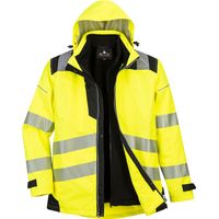 Portwest PW3 Giacca da lavoro alta visibilità gialla e nera