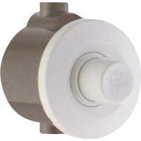 Commande pneumatique à bouton-poussoir pour réservoir de chasse d'eau Idral 15405 Blanc