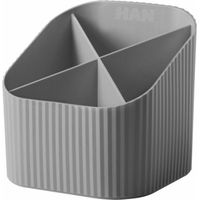 Stifteköcher Re-X-LOOP 11,1 x 10,5 x 11,1 cm (B x H x T) Polypropylen 100 % recycelt dunkelgrau
