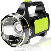 LaBlanc - Linterna LED recargable superbrillante de 1000 lm para camping, portátil, resistente al agua IPX5, con 2 modos para emergencias al aire libre.