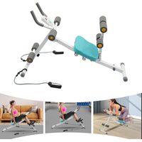 Équipement d'entraînement abdominal pour la salle de gym à domicile, abdominal sit - ups, machine d'entraînement abdominal de base avec bande de résistance et écran LCD