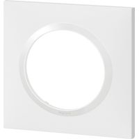 LEGRAND - Plaque carrée dooxie 1 poste finition blanc