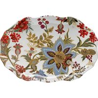 Galbiati piatto portata festonato Eden Natale porcellana 35x24