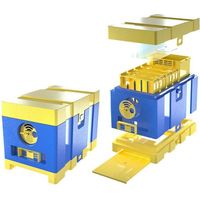 Queen Mating Nuc Box Mini Nuc pour abeilles, ruche, maison d'abeille, boîte d'élevage de reine pour l'apiculture (bleu)