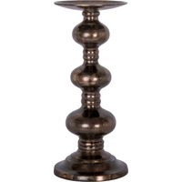 Porte bougie design cuivre finition brillante pour décoration chic - cuivre patiné effet bronze