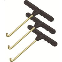 Crochet en T Outil de Traction pour Ressort de Trampoline Robuste Tirer Les Ressorts du Trampoline Jeux d'extérieur et de jardin - 3pcs