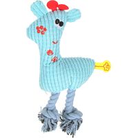 Jouet à Mâcher pour Chien en Forme de Cerf Bleu - Nettoyant Dentaire et Anti-Stress pour Chien