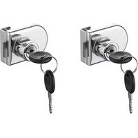 Security Latches,Cabinet Lock,Glass Door Lock,Latch Glass Screen,Glass Door Cabinet Showcase For 5 8mm Glass Door Without Drilling