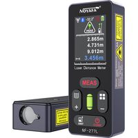 Télémètre Laser NOYAFA NF-277L–120m, Précision ±1.5mm, Laser Vert, Bluetooth, Écran Couleur 2.0" – Mesure Surface/Volume/Pythagore, Niveau Électronique – Pour Professionnels du BTP et Bricolage