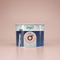 Algo – Peinture façade extérieure rose granit – Écologique à base de coquilles Saint-Jacques – 10L – Rendement 12m²/L – Lessivable et durable