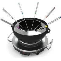 Fondue y estufa eléctrica 1000w 8 tenedores - QFD340 - Riviera & Bar -