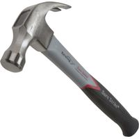 Estwing EMRF16C 16oz Surestrike Curved Claw Hammer with Fibreglass Shaft and Cushion Grip – 450g (16oz), Length 340mm