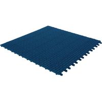 Set da 10 Piastrelle in Plastica Flessibili Drenanti 55,5 x 55,5 cm da Esterno Giardino 3,08 m2 colore: Blu