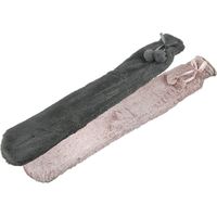 BOUILLOTTE LONGUE CAOUTCHOUC 1.9L HOUSSE ASPECT FOURRURE