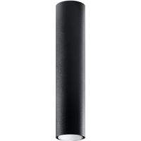 Lampada da soffitto Lagos nero 6x40x6cm Sollux