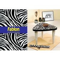 Zebra Print Sticky Back Plastic Arts Crafts Fablon Vinyl Durable Self Adhesive
