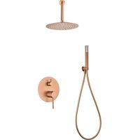 Ensemble De Douche Monocommande Encastré Tivoli Or Rose Brossé Imex Imex Gpt039 Orc