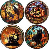 Anwendung: Diese Fensteraufkleber eignen sich perfekt für Schaufenster von Einzelhandelsgeschäften, Büros, Restaurants und als Dekoration für Wohnräume und schaffen eine einzigartige Halloween-Atmosph