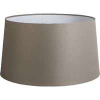 Taupe Leinen Lampenschirm 45 cm