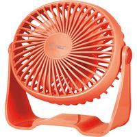 Mini Alua USB-Tischventilator Ø15cm 3W Rot