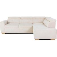 Casapy KELIO Ecksofa umwandelbar beige 245 cm