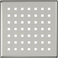 Aquariss Shower Tray Drain Cover Replacement Stainless Steel Shower Trap Cover 120x120mm