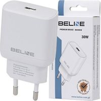 Chargeur mural USB-C Beline GaN Power Delivery 30 W, blanc