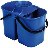 Seau de lavage compartimenté 8L – Essoreur intégré – Polypropylène haute qualité – Pour nettoyage petites surfaces – Filmop