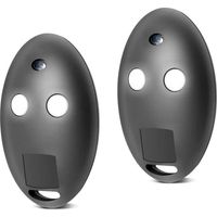 Telecomando per cancelli, set di 2 telecomandi 433 MHz compatibili con BFT MITTO2, 2 canali, rolling code per cancelli automatici