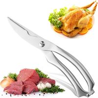 Robuste, multifunktionale Küchenschere aus Edelstahl – für Geflügel, Fisch und Gemüse, scharf, stabil & vielseitig