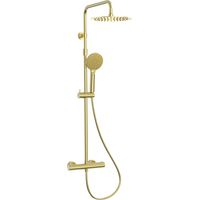 Essebagno Colonne de douche thermostatique Luisa or brossé