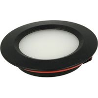 Mini Faretto LED da Incasso 3W, 420 Lumen, DC 10-30V, Foro 50 mm, Carcassa Nera (Bianco Freddo 6500K)