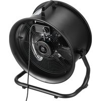 Mophorn Ventilateur de sol de 14 pouces - Ventilateur industriel robuste à 3 vitesses, 2520 pieds cubes par minute, inclinaison réglable à 360°, débit d'air de 23,62 pieds par seconde