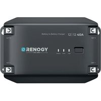 Renogy 12V 20A Single Input DC-DC Batterieladegerät – Kompaktes Bordladegerät für Auxiliary-Batterien mit MPPT-Technologie für Wohnmobile und Boote