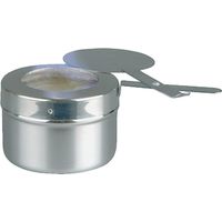 Contenitore per pasta combustibile APS in acciaio inox, altezza 60 mm, ø 90 mm