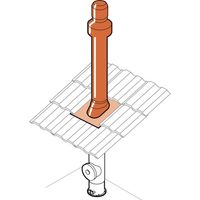Weishaupt Paket DN100/60 RU Dachd. rot Abgassystem raumluftunabhängig - 896012 von Weishaupt