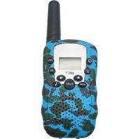 Walkie-talki pour enfants, 1 pièces, émetteur-récepteur de téléphone portable, Radio, intercom, 6KM, Mini jouets, talkie-walkie, cadeaux, tablette pour garçons et filles(bleu)