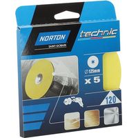 Disco Oblungo 125x12 Granulometria 120 - Norton