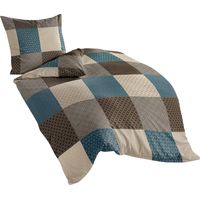 Bierbaum Biancheria da letto 6277 in pregiato castoro, prodotta in Germania, moka 04, 135 x 200 cm