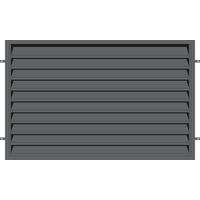 Polbram Zaunfeld Ulrich 120 200 x 120 cm verzinkt anthrazit